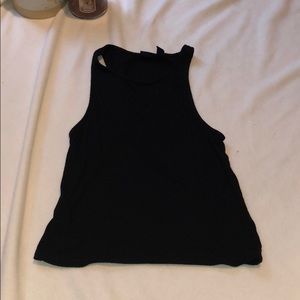 Black tank top
